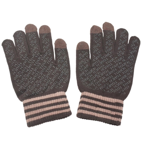 Rubber Grip Touch Screen Stylus Gloves - Image 7