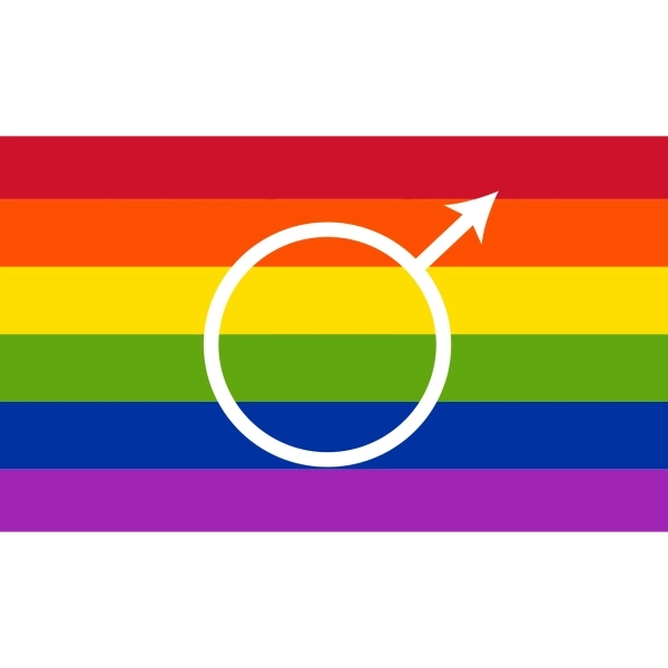 Gay Motorcycle Flag