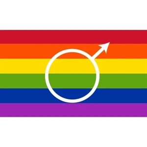 Gay Motorcycle Flag