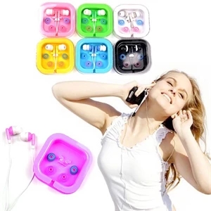 Ear Buds with Square Case
