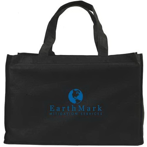 Jumbo Non-Woven Full Gusseted Shopping Tote
