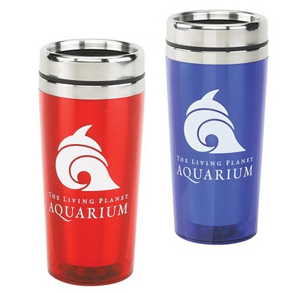 16 Oz Classic Acrylic/Stainless Steel Tumbler