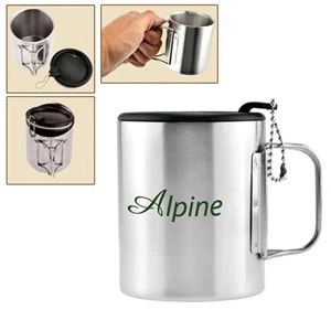 10 OZ Double Wall Stainless Steel Camping Cup