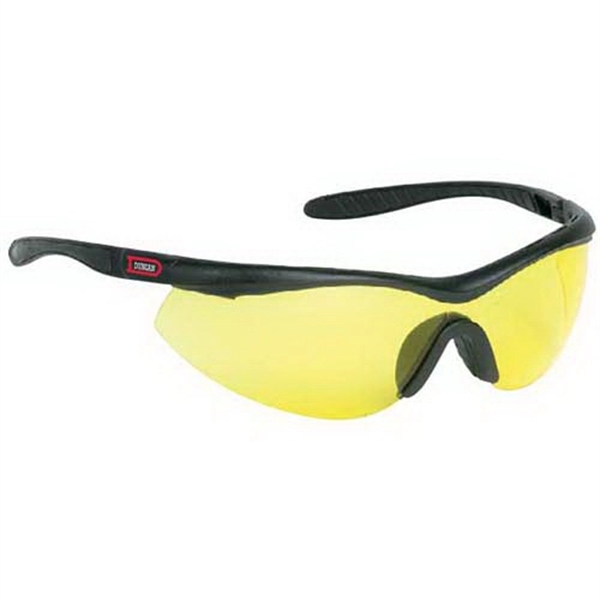 Single-Piece Lens Wrap-Around Safety Glasses / Sun Glasses