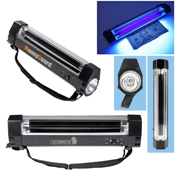 10" Portable 2 in 1 6W Black Light with LED Flashlight