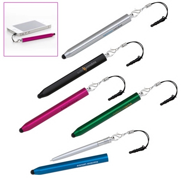 Mini Plastic Ballpoint Pen/Capacitive Stylus
