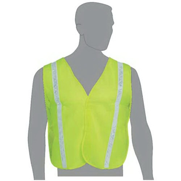Hi-Viz Mesh Safety Vest with High Reflective Stripes