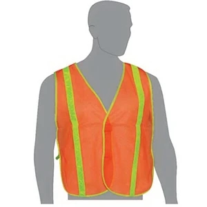 Hi-Viz Mesh Safety Vest with High Reflective Stripes