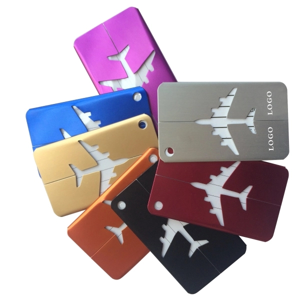 High quality Metal  Plane Luggage Tag - Image 1