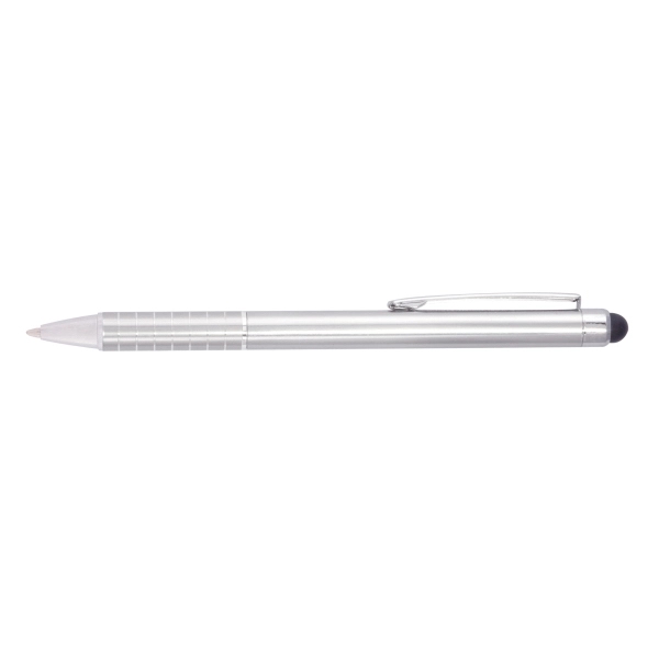 Stylus Ballpoint Pen & Stripped Grip and Shining Accents - Image 4