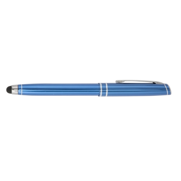 Cap-Off Rollerball Pen with Sleek Metallic Colors - Image 2