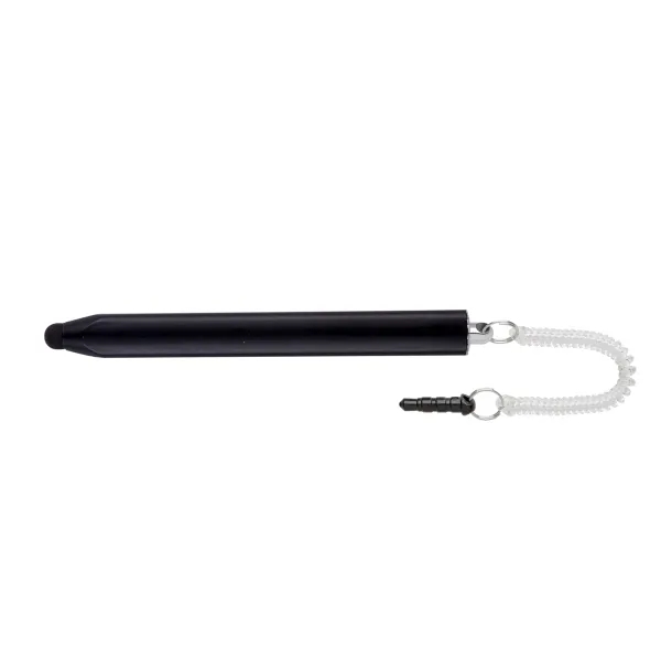 Plastic Stylus Pen with Triangular Barrel w/Earphone Jack - Image 2