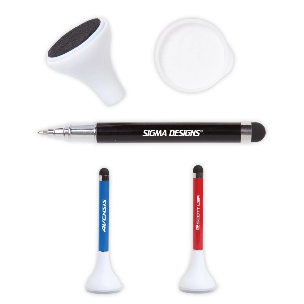 Pen with Stylus and Screen Cleaner - Image 1