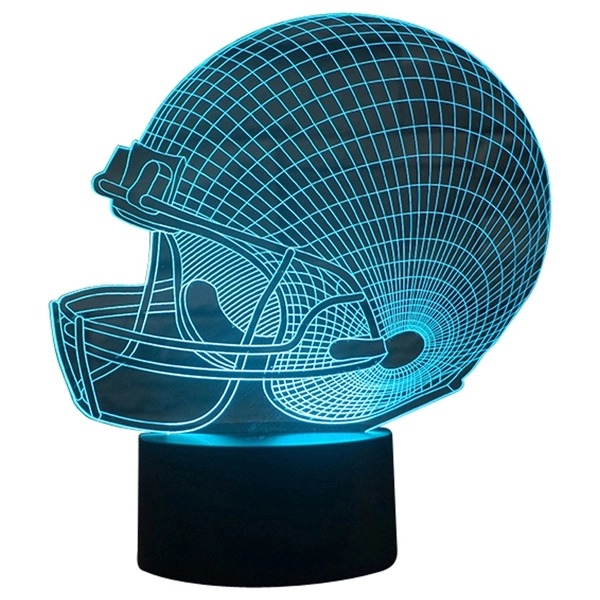 Football Helmet 3D LED Lamp - Image 11
