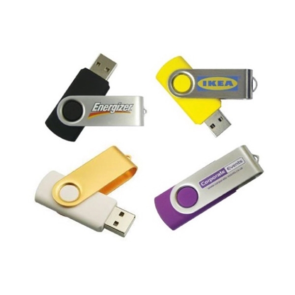 Swivel USB flash drive with Quick Turnaround - Image 5
