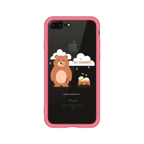 Utah iPhone 7 Plus Case-Pink - Image 1