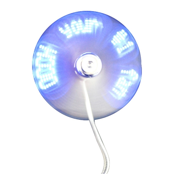 Custom USB LED Message Fan with up to six programmable lines - Image 16