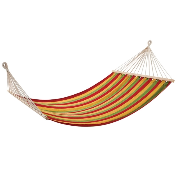 Canvas Hammock with Wooden Stick - Image 2
