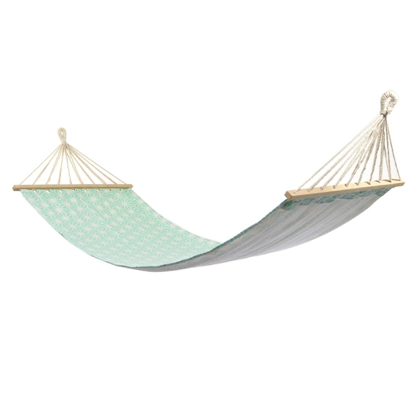 Canvas Hammock with Wooden Stick - Image 4