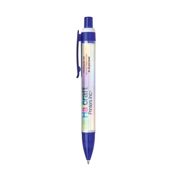 Click Action Plastic Tube Ballpoint Pen - Image 4