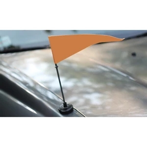 Semi-Stock Blanks Magnetic Car Flag - wPoly 1 Ply