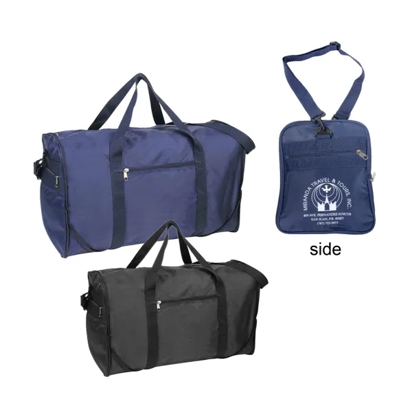 Nylon foldable duffel bag - Image 1