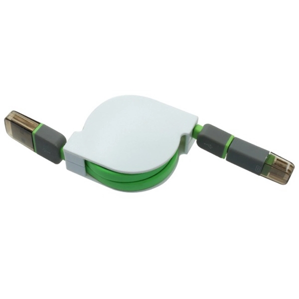 Self-spooling USB charging cable for Apple & Android product - Image 6