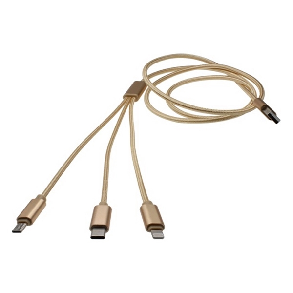 Long USB Charging Cable for Apple, Android and Type-C Phones - Image 1