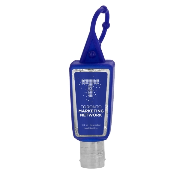 1 oz. Sanitizer in Trapezoid Bottle w/ Sleeve - Image 2