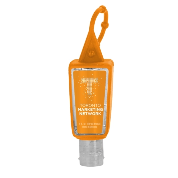 1 oz. Sanitizer in Trapezoid Bottle w/ Sleeve - Image 4