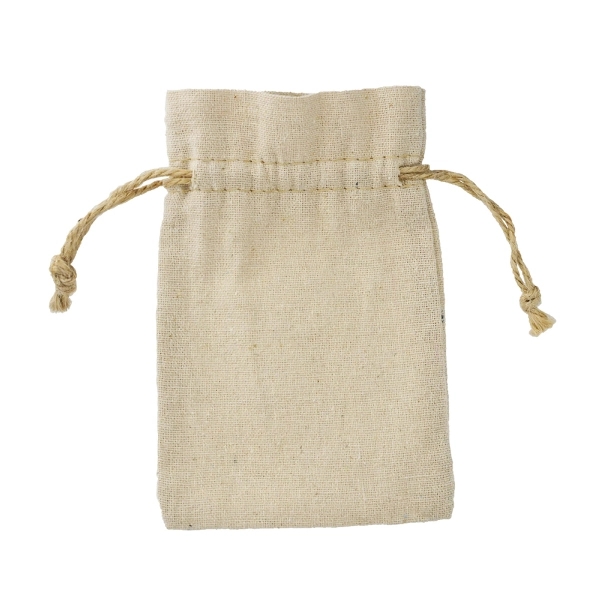 Linen Drawstring Bag - Blank
