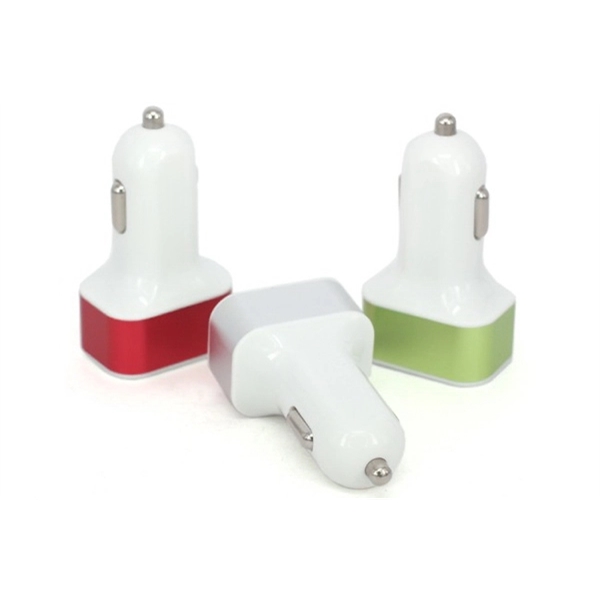 3-port USB car charger 2.1 Amp fast charging cable - Image 10