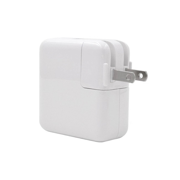 4-port Wall Charger with Large Branding Area Travel Charger - Image 5