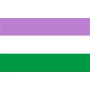 Genderqueer Stick Flag