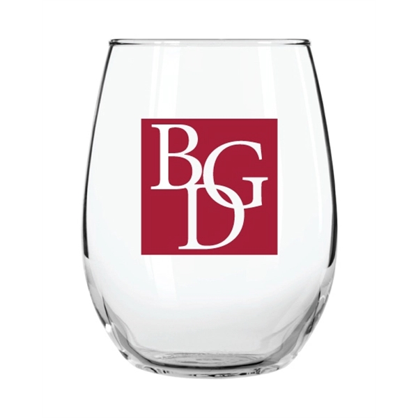 15 oz. Stemless Wine Glass - Image 1