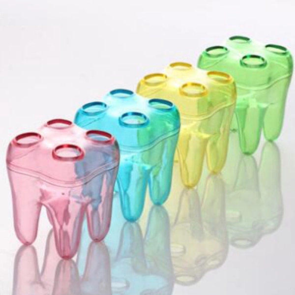 Multifunction Tooth Shaped Toothbrush Pen Holder Container - Image 10