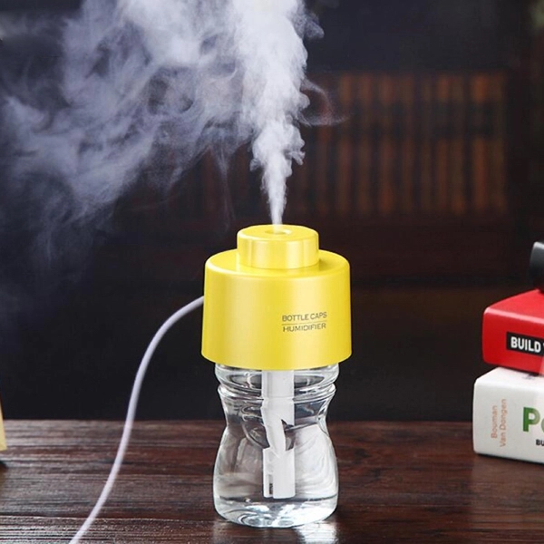 Portable Bottle Cap Air Humidifier with USB Cable - Image 2