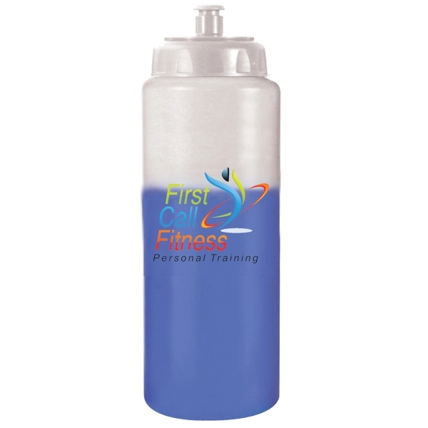 32 oz. Mood Sports Bottle With Push'nPull Cap, Full Color Di - Image 3