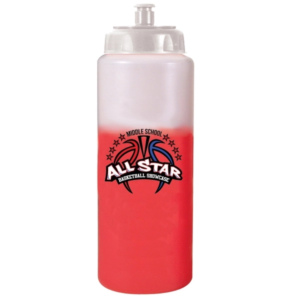 32 oz. Mood Sports Bottle With Push'nPull Cap, Full Color Di - Image 6