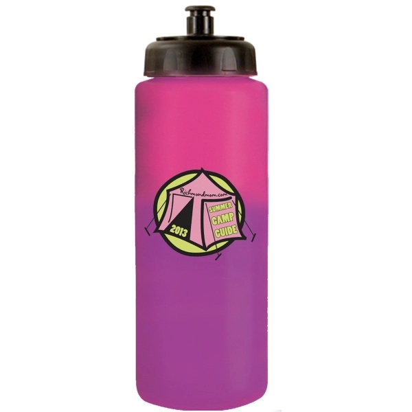 32 oz. Mood Sports Bottle With Push'nPull Cap, Full Color Di - Image 8