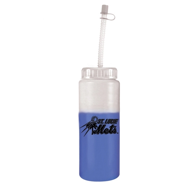 32 oz. Mood Sports Bottle with Flexible Straw - Image 3