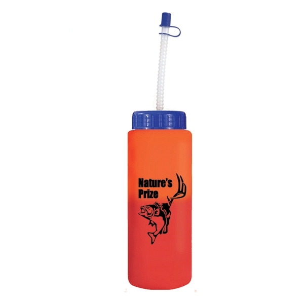 32 oz. Mood Sports Bottle with Flexible Straw - Image 7