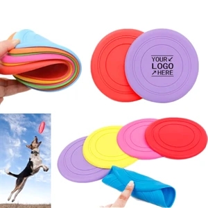 Silicone Flying Disc For Pets