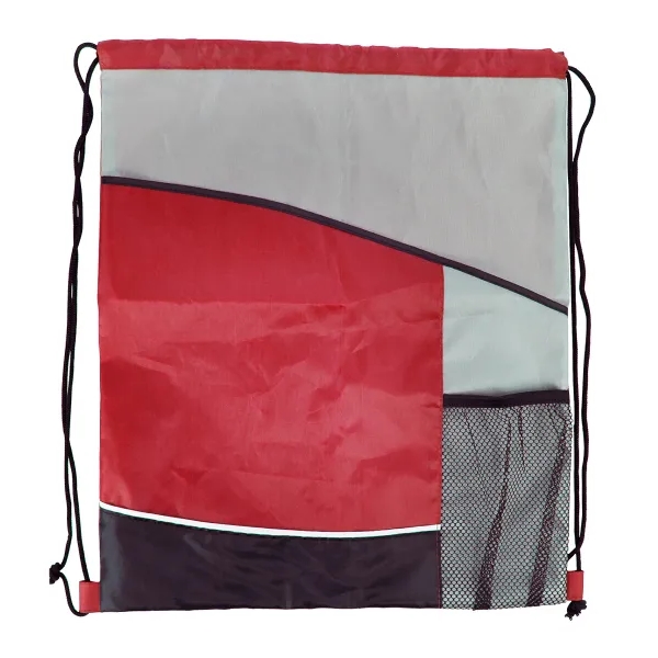 Varsity Drawstring Backpack, Full Color Digital - Image 2