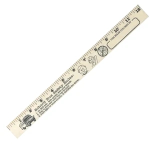 School Bus Safety  "U" Color Rulers - Natural wood finish