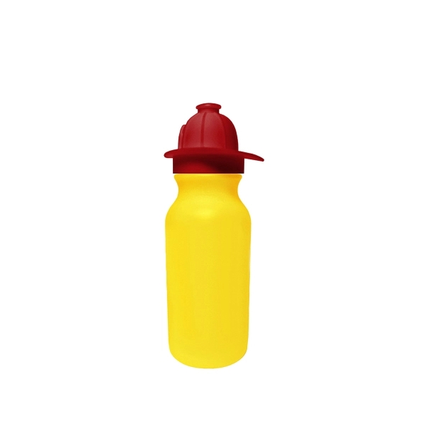 20 oz. Value Cycle Bottle w/Fireman Helmet Push'n Pull Cap - Image 5