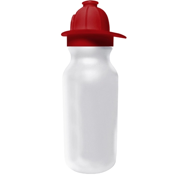 20 oz. Value Cycle Bottle w/Fireman Helmet Push'n Pull Cap - Image 6