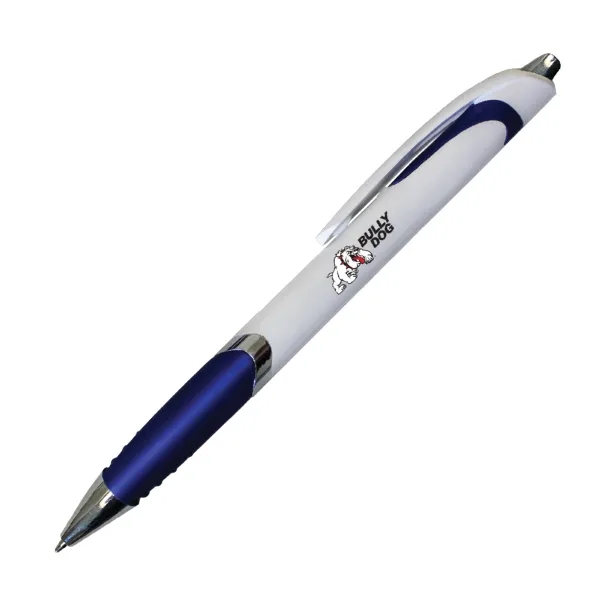 White Crest Grip Pen, Full Color Digital - Image 3