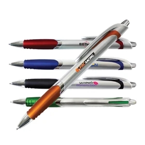 Silver Crest Grip Pen, Full Color Digital