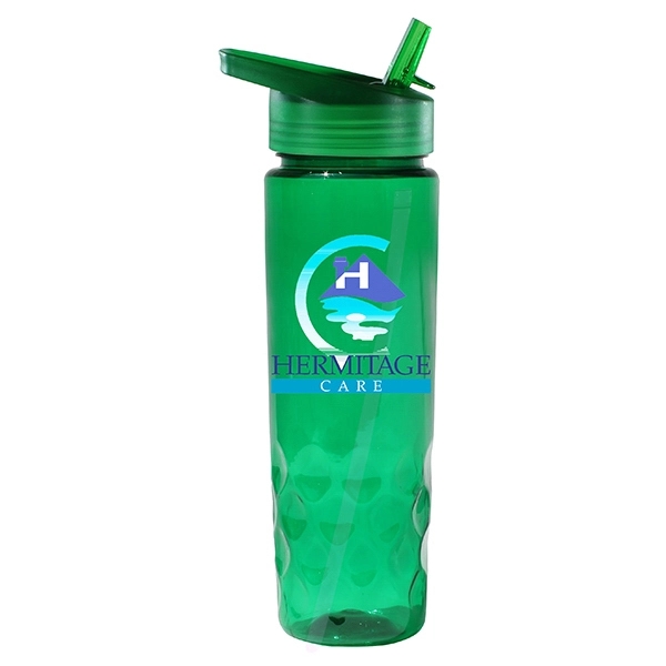 24 oz. Poly-Saver PET Bottle with Straw Cap, Full Color Digi - Image 3